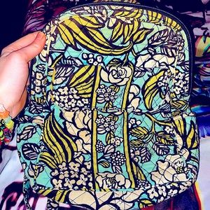 Vera Bradley island blooms mini backback